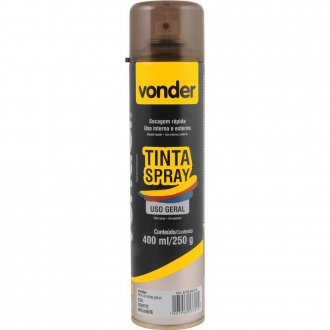 Tinta em spray grafite, com 400 ml, VONDER