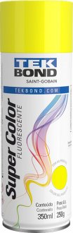 Tinta spray amarelo fluorescente, 350 ml, TEKBOND