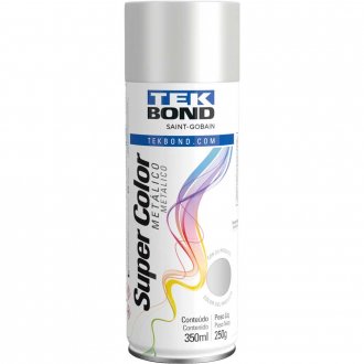 Tinta spray prata met�lico, 350 ml, TEKBOND