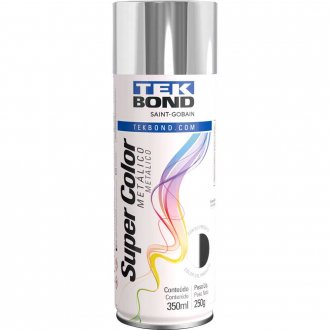 Tinta spray cromado met�lico, 350 ml, TEKBOND