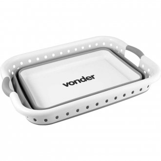 Cesto dobr�vel para roupas, 39 litros, VONDER