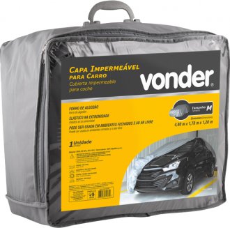 Capa imperme�vel para carro, tamanho M, VONDER
