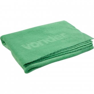 Toalha de microfibra, 40 cm x 60 cm, 400 g/m� (gsm), verde, VONDER PLUS
