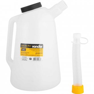 Jarra para �leo com bico sanfonado flex�vel, 3 litros VONDER