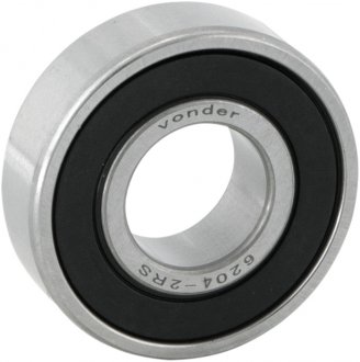 Rolamento r�gido de esfera, 6204-2RS, VONDER