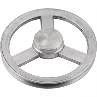 Polia de alum�nio 1 canal, perfil A, 110 mm, sem furo VONDER