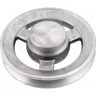 Polia de alum�nio 1 canal, perfil A, 120 mm, sem furo VONDER