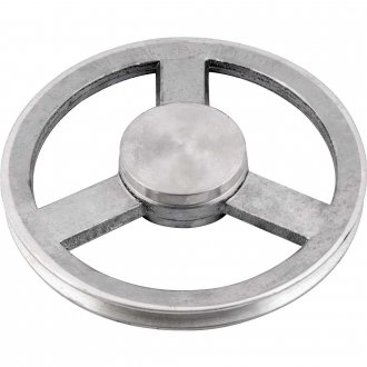 Polia de alum�nio 1 canal, perfil A, 230 mm, sem furo VONDER