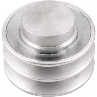 Polia de alum�nio 2 canais, perfil A, 70 mm, sem furo VONDER