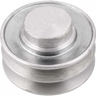 Polia de alum�nio 2 canais, perfil A, 80 mm, sem furo VONDER