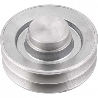 Polia de alum�nio 2 canais, perfil A, 110 mm, sem furo VONDER