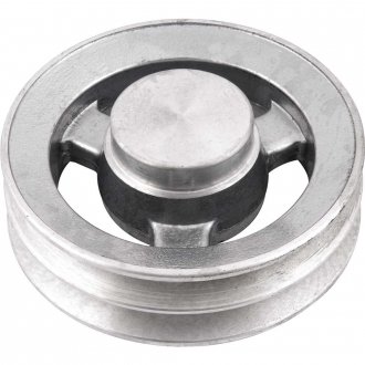 Polia de alum�nio 2 canais, perfil A, 120 mm, sem furo VONDER