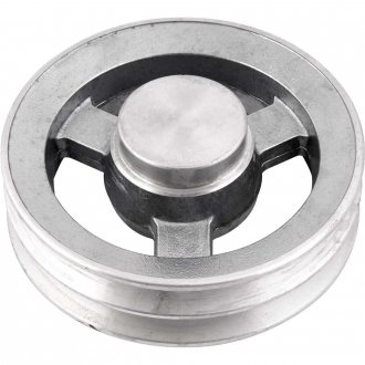 Polia de alum�nio 2 canais, perfil A, 130 mm, sem furo VONDER