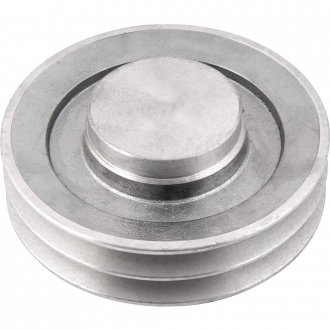 Polia de alum�nio 2 canais, perfil A, 140 mm, sem furo VONDER