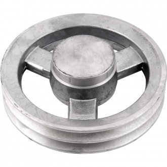 Polia de alum�nio 2 canais, perfil A, 170 mm, sem furo VONDER