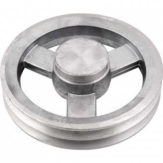 Polia de alum�nio 2 canais, perfil A, 180 mm, sem furo VONDER