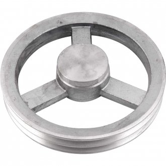 Polia de alum�nio 2 canais, perfil A, 230 mm, sem furo VONDER