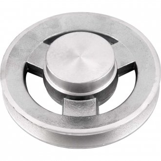 Polia de alum�nio 1 canal, perfil B, 150 mm, sem furo VONDER