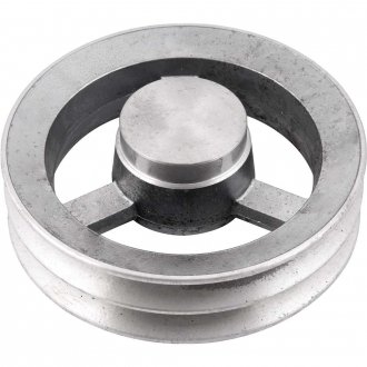 Polia de alum�nio 2 canais, perfil B, 170 mm, sem furo VONDER