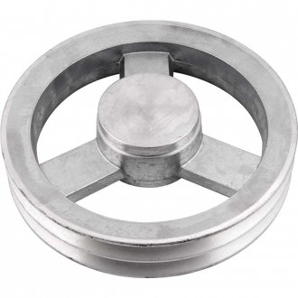 Polia de alum�nio 2 canais, perfil B, 230 mm, sem furo VONDER