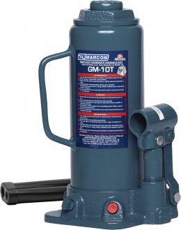 Macaco hidr�ulico tipo garrafa, 10 toneladas (10 tf), GM-10T, MARCON