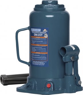 Macaco hidr�ulico tipo garrafa, 20 toneladas (20 tf), GM-20T, MARCON