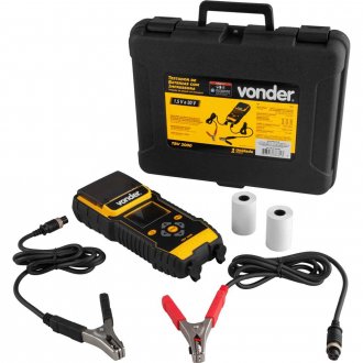 Testador de baterias com impressora TBV 2000 VONDER