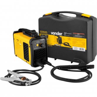 Inversor para solda com eletrodo e TIG, 120 A, RIV 125, com display digital, monof�sico, 127 V~ - 220 V~ - Sele��o autom�tica, VONDER.