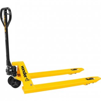 Paleteira hidr�ulica, 3 toneladas (3 tf), 1.150 mm x 680 mm, roda dupla de nylon, PDN 306, VONDER