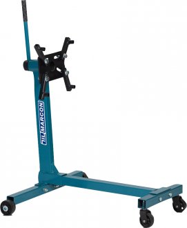 Suporte m�vel para auxiliar na manuten��o de motores, at� 450 kgf (0,45 tf), rodas de ferro, azul, SMM-3, MARCON