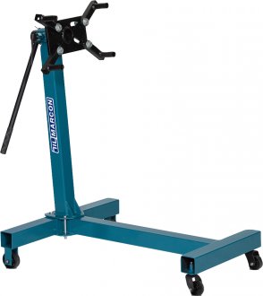 Suporte m�vel para auxiliar na manuten��o de motores, at� 600 kgf (0,60 tf), rodas de ferro, azul, SMM-1, MARCON