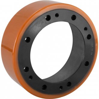 Roda dianteira, 210 mm x 75 mm, em poliuretano, VONDER