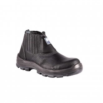 Botina de couro relax, 39, com el�stico, solado de poliuretano, bidensidade, 4018BELS1600LL, BRACOL