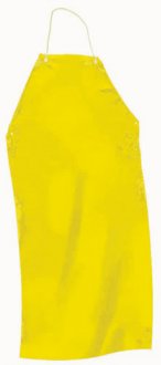 Avental PVC, com forro,1,20X0,70 m, amarelo, BRASCAMP