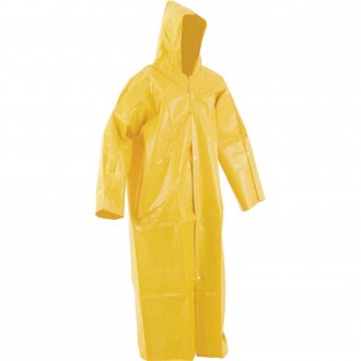 Capa de chuva, com manga e capuz, amarela, CAPSEG