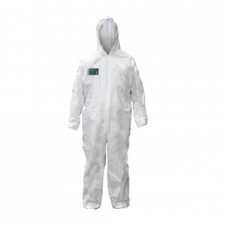 Macac�o prote��o com capuz, STEELGEN, tamanho XXXG branco, VIC85111 VICSA