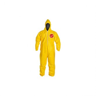 Macac�o de prote��o, com capuz, amarelo, tamanho XG, TYCHEM, DUPONT