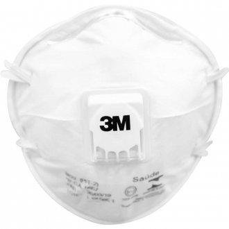 Respirador valvulado PFF2 8822, branco 3M
