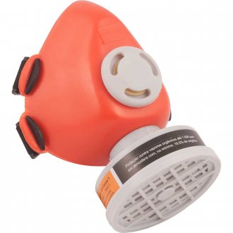 Respirador tipo pe�a um quarto facial, com 1 filtro VO (vapores org�nicos), 700.31100 PLASTCOR