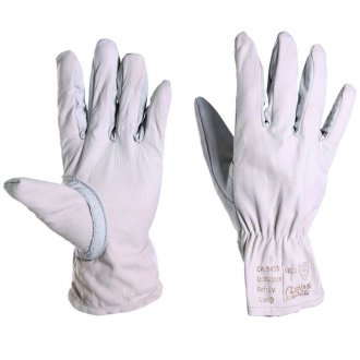 Luva de vaqueta instrumentista, 9 cm, com refor�o, KOCH