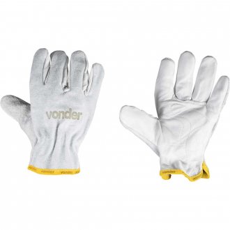 Luva vaqueta mista 7 cm, tamanho M, VM 300 VONDER