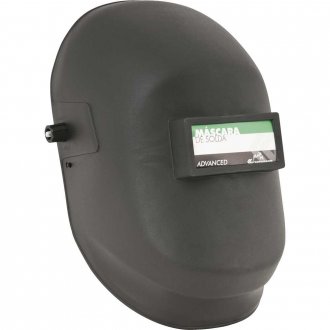 M�scara para solda com catraca e visor fixo, CARBOGRAFITE
