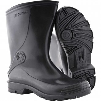 Bota de PVC preta, cano curto, Capataz II, 40, ALPARGATAS