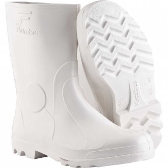 Bota de PVC branca, cano curto, 46/47, VULCABRAS