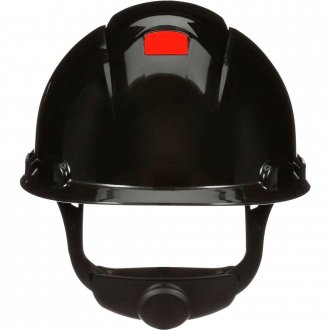 Capacete com aba frontal, suspens�o e catraca de 4 pontos, preto, HB004794648 3M