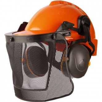 Capacete com prote��o facial e abafador de ru�do, 902461, LIBUS