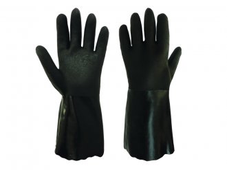 Luva Petroniti de PVC, tamanho XG, preta, DA-12214 DANNY