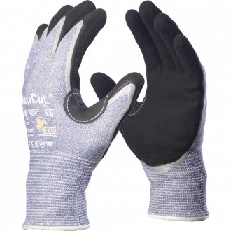Luva resistente a corte em fibra sint�tica 8 (M) revestimento nitrilico foam na palma / dedos  danny