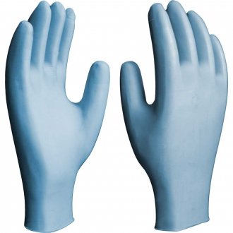 Luva nitr�lica, azul, tamanho 8 (M), LV-SA-NA100-8 IMBAT