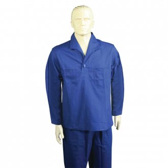 Camisa brim azul, manga longa, tamanho M, 50, sem bot�o, SANTANENSE UNILEVE WICO